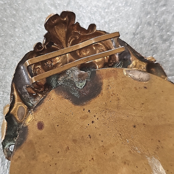 Massive Vintage Ornate Art Nouveau Belt Buckle - Picture 7 of 8